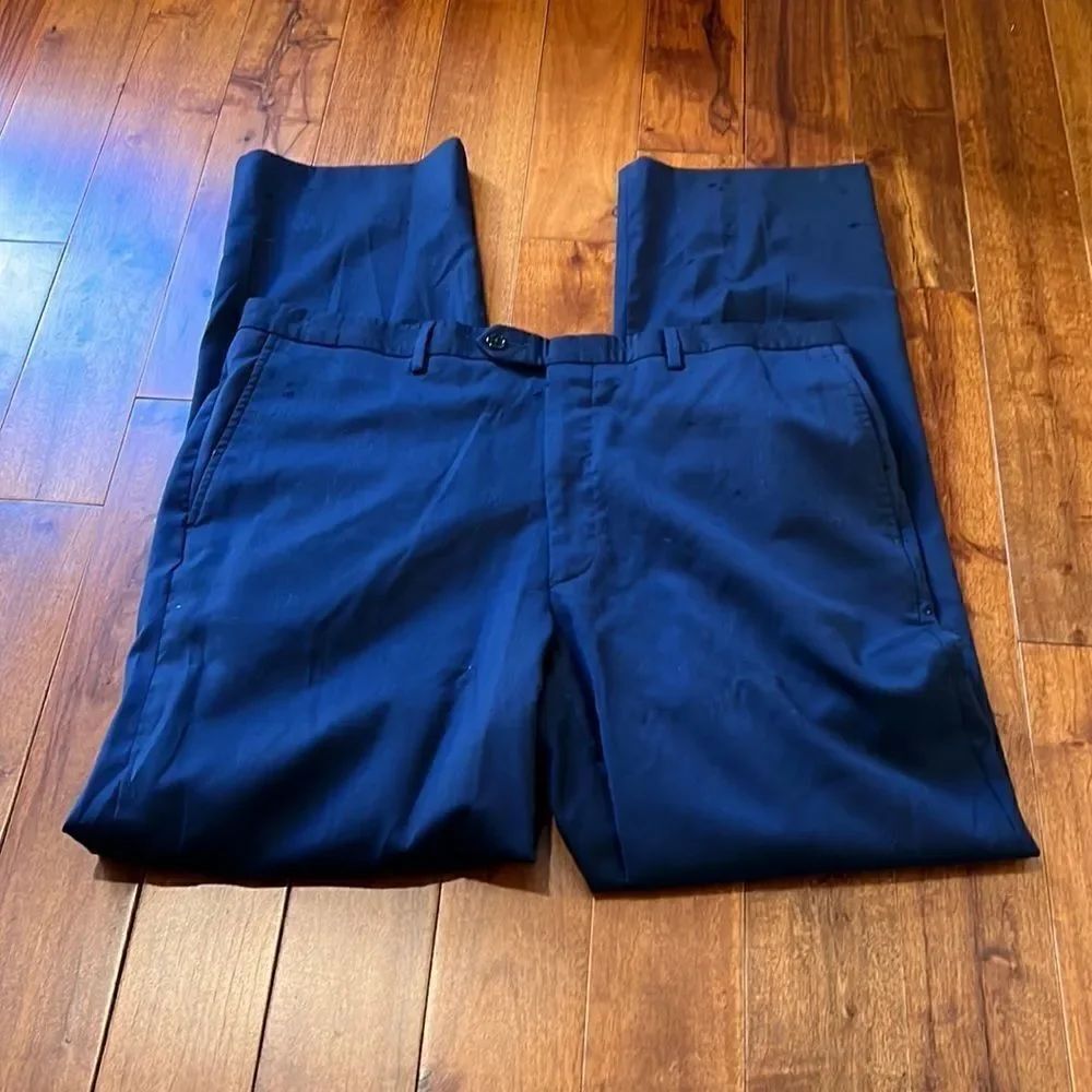 Jos. A. Bank Navy Wool Dress Slacks